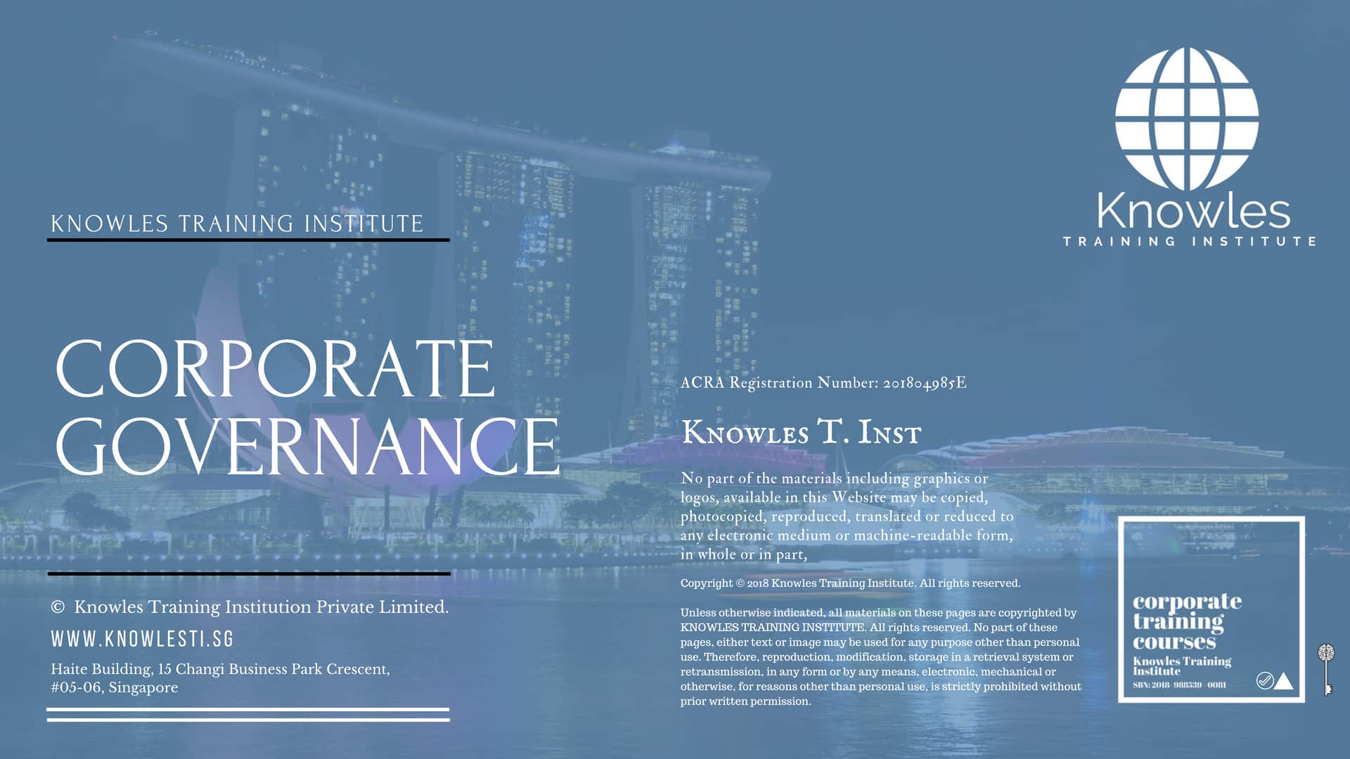 Corporate Governance Training Course