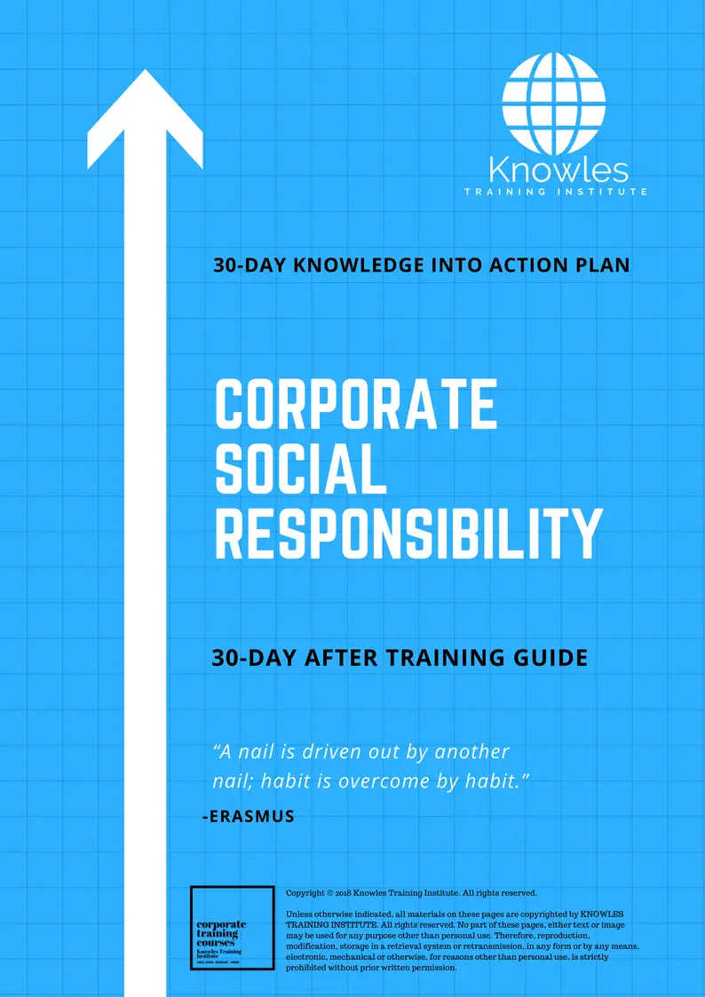 Corporate Social Responsibility Course