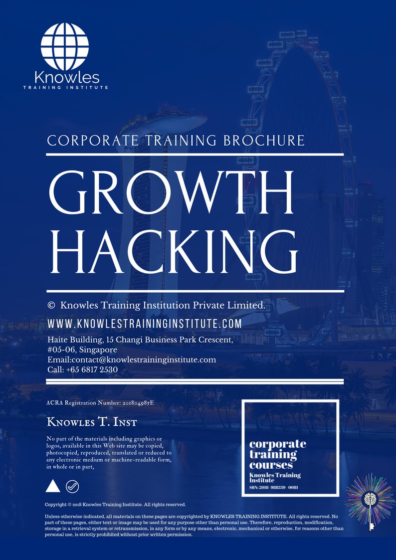 Course Brochure For Growth Hacking