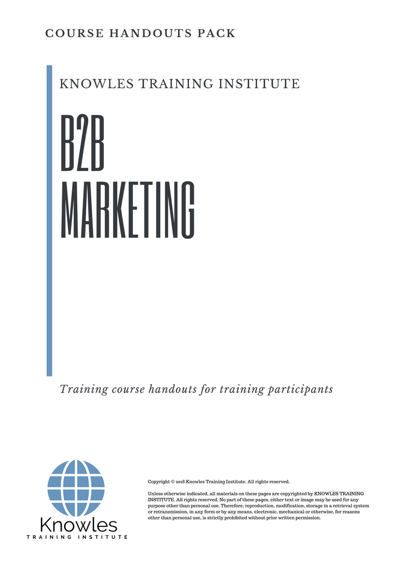 B2B Marketing Training Course