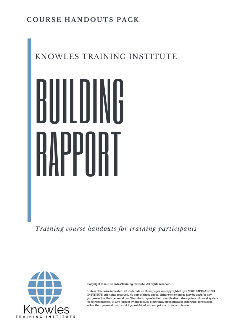 Building Rapport Training Course