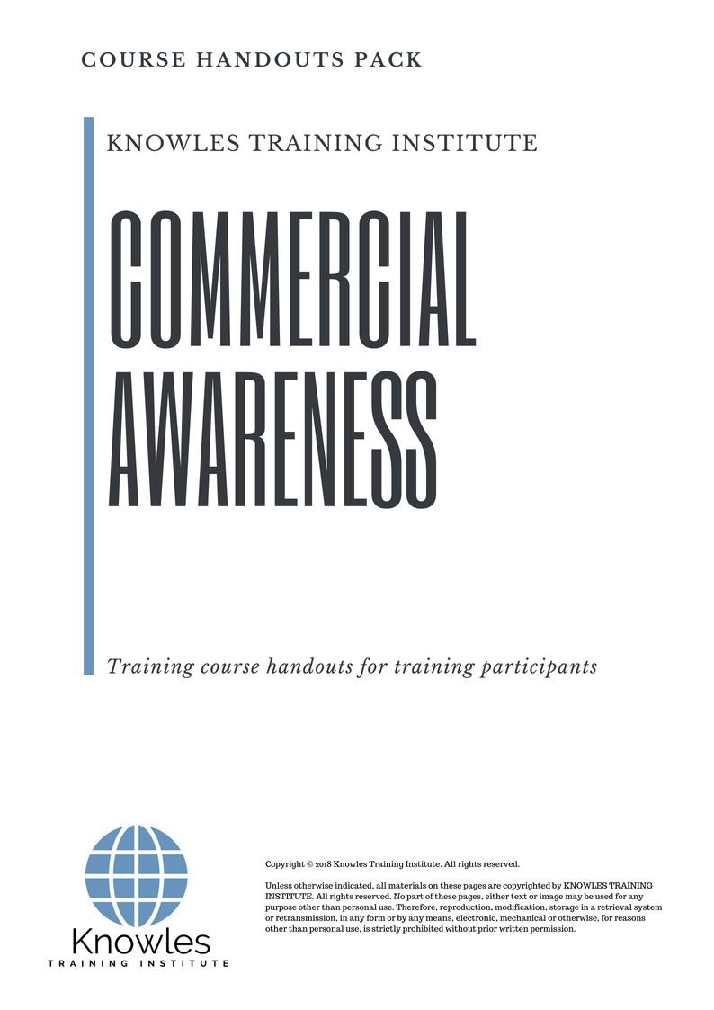 Commercial Awareness Training Course