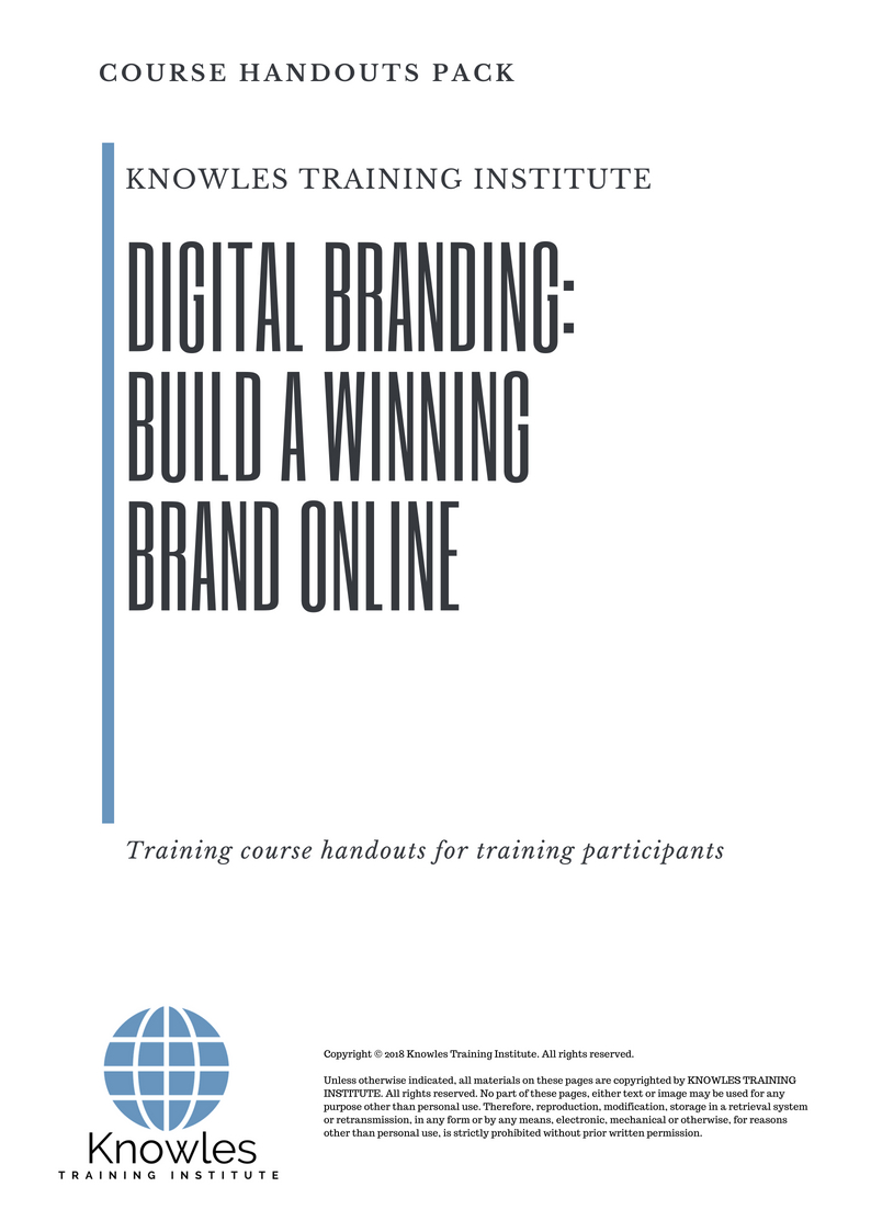 Build A Winning Brand Online Training Course