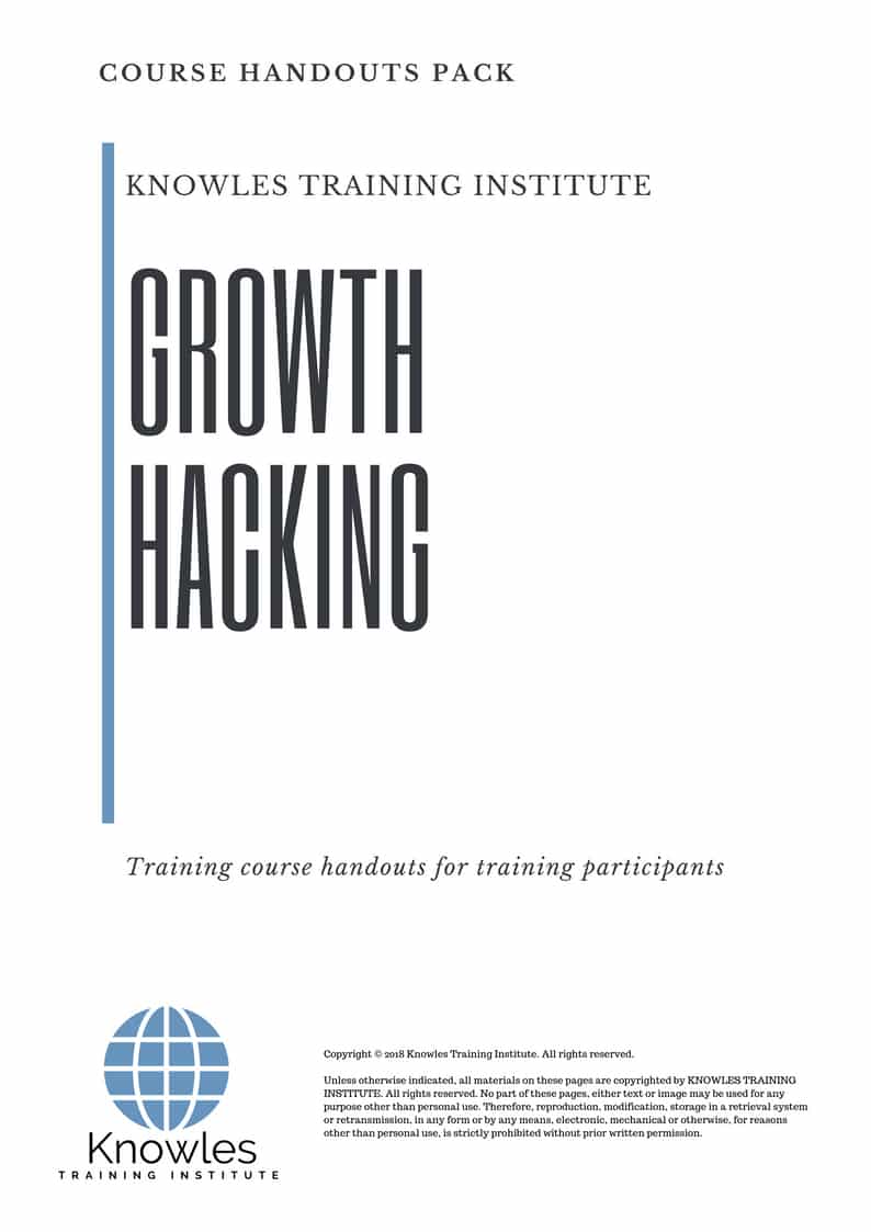 Course Handouts For Growth Hacking
