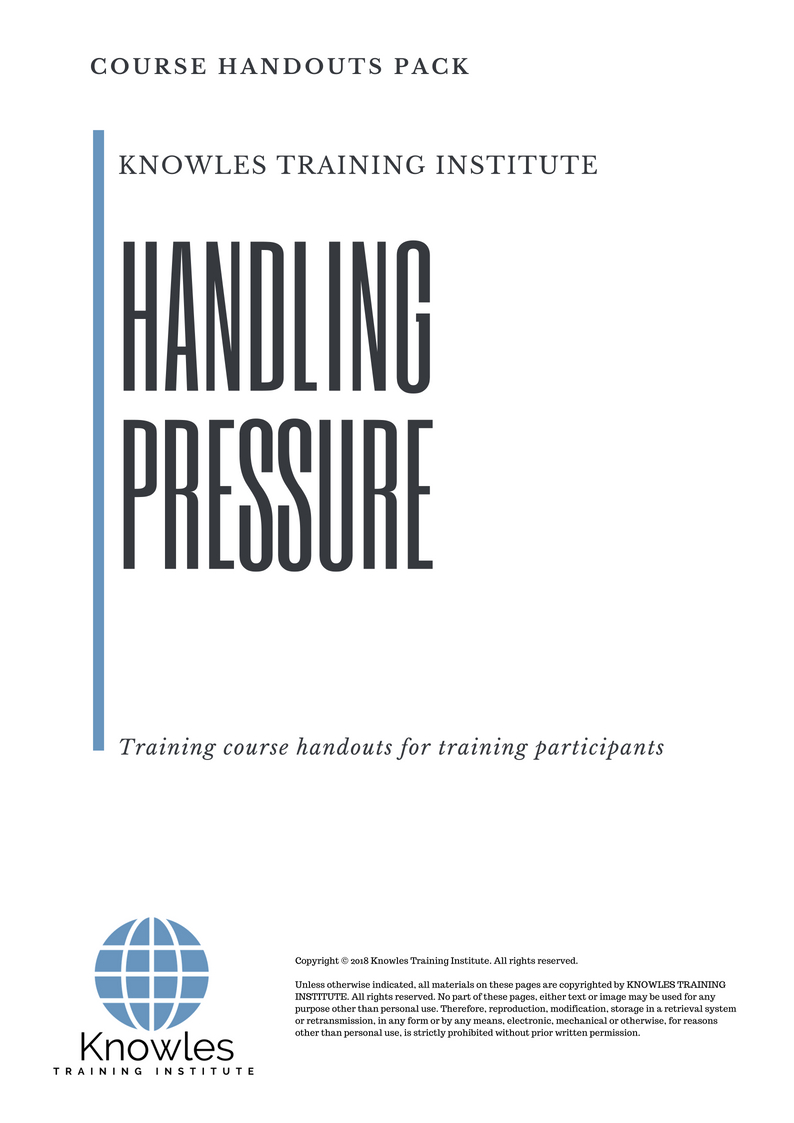 Handling Pressure Training Course