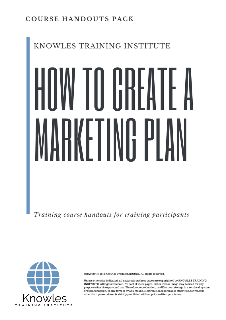 How To Create A Marketing Plan Course