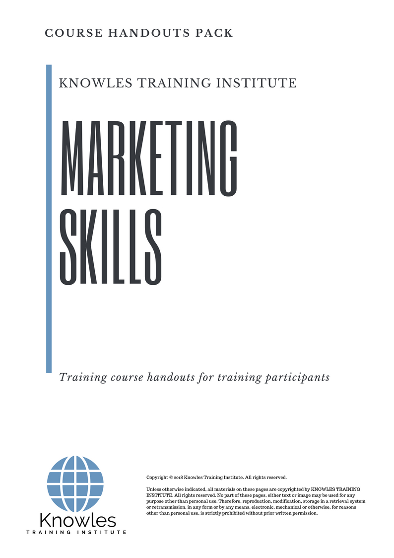 Marketing Skills Training Course