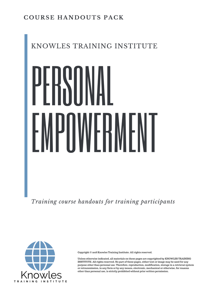 Personal Empowerment Training Course