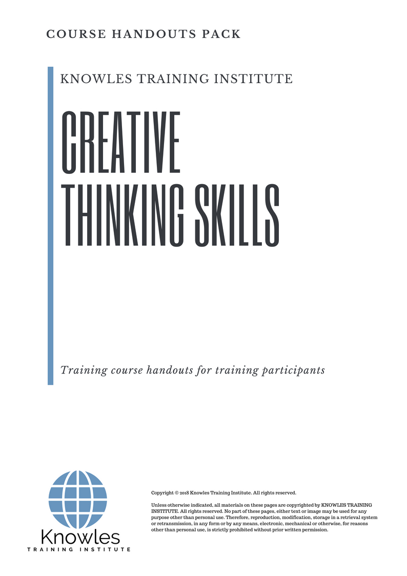 Creative Thinking Training Course