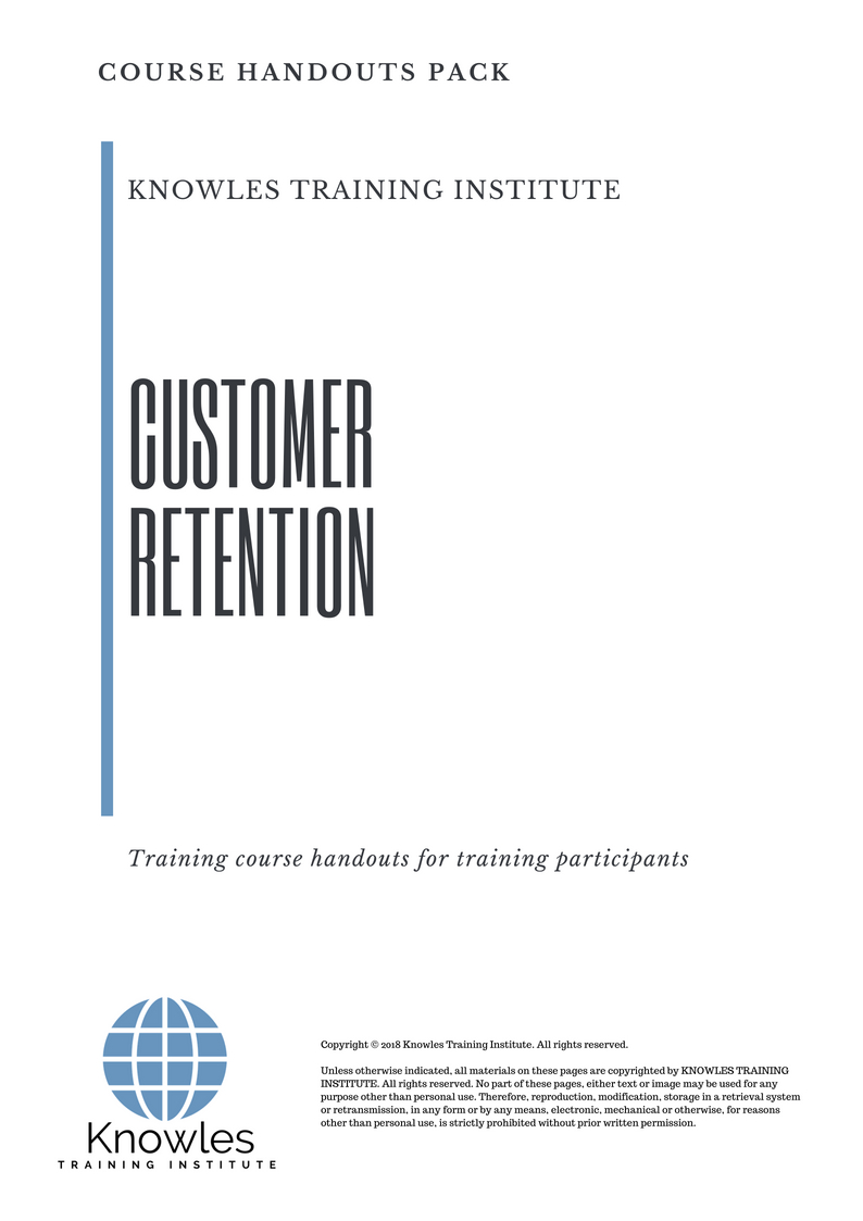 Customer Retention Course