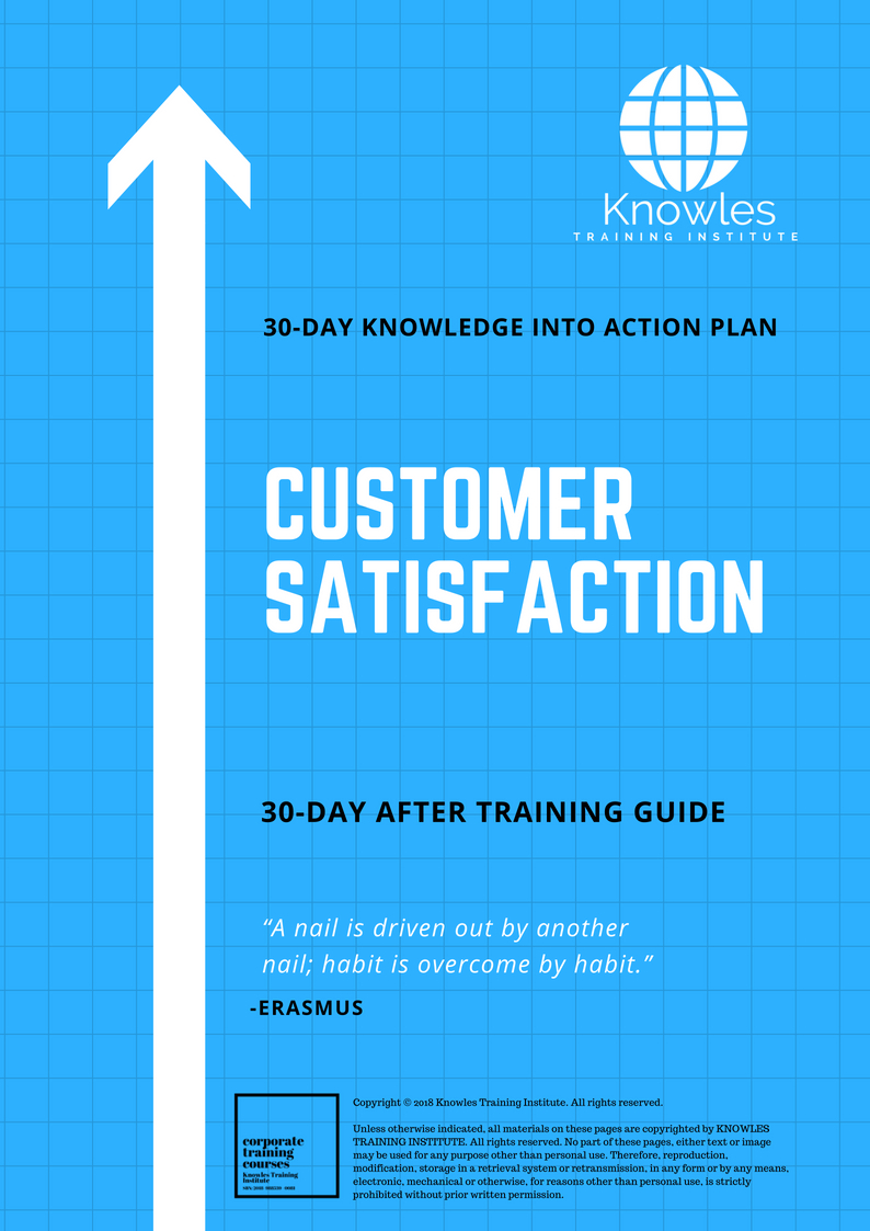 Customer Satisfaction Training Course