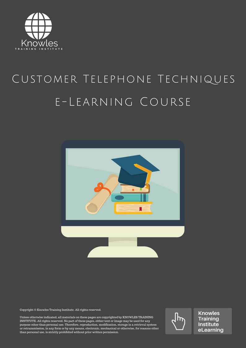 Customer Telephone Techniques Course