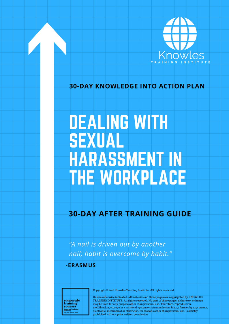 Dealing With Sexual Harassment In The Workplace Course