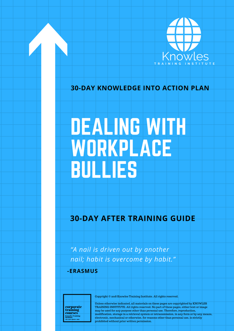 Dealing With Workplace Bullies Workshop