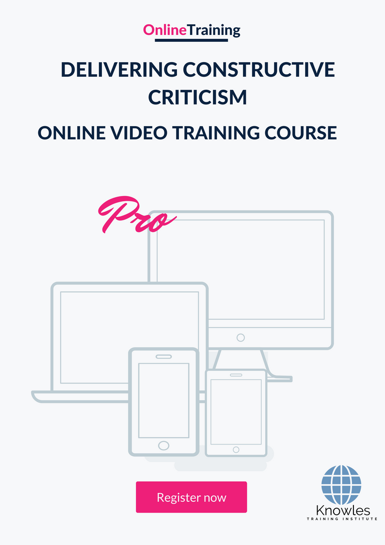 Delivering Constructive Criticism Course