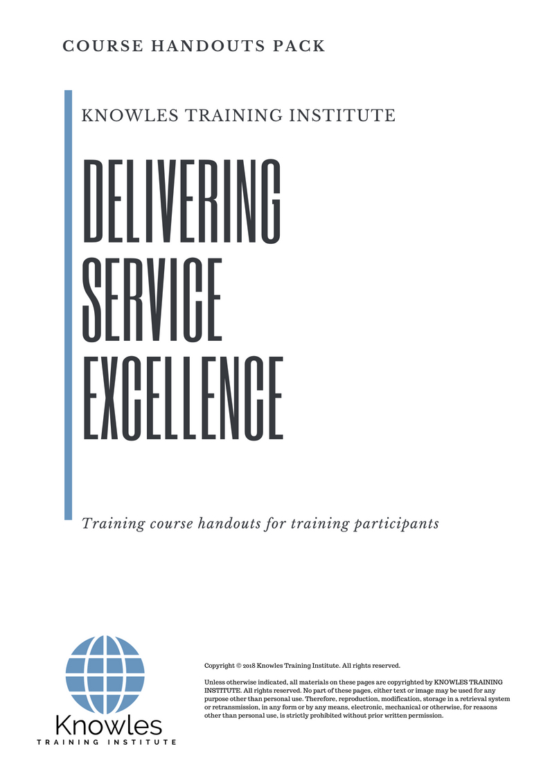 Delivering Service Excellence Course