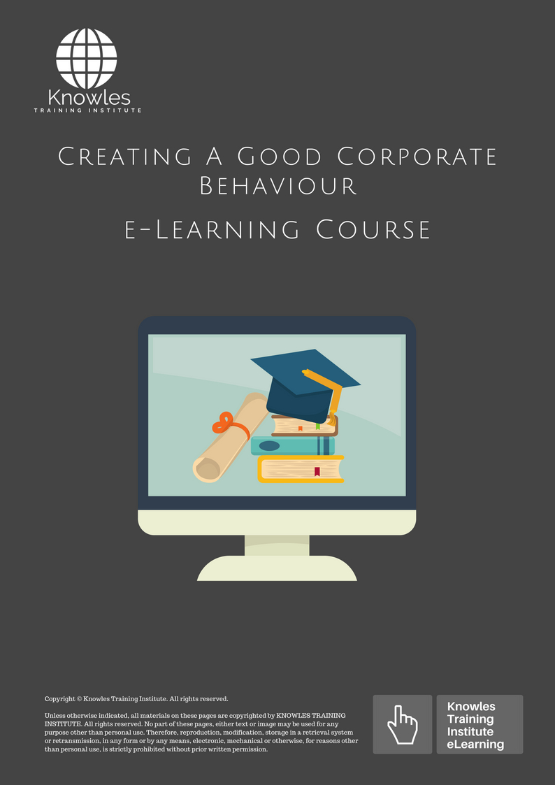 Creating A Good Corporate Behavior Course