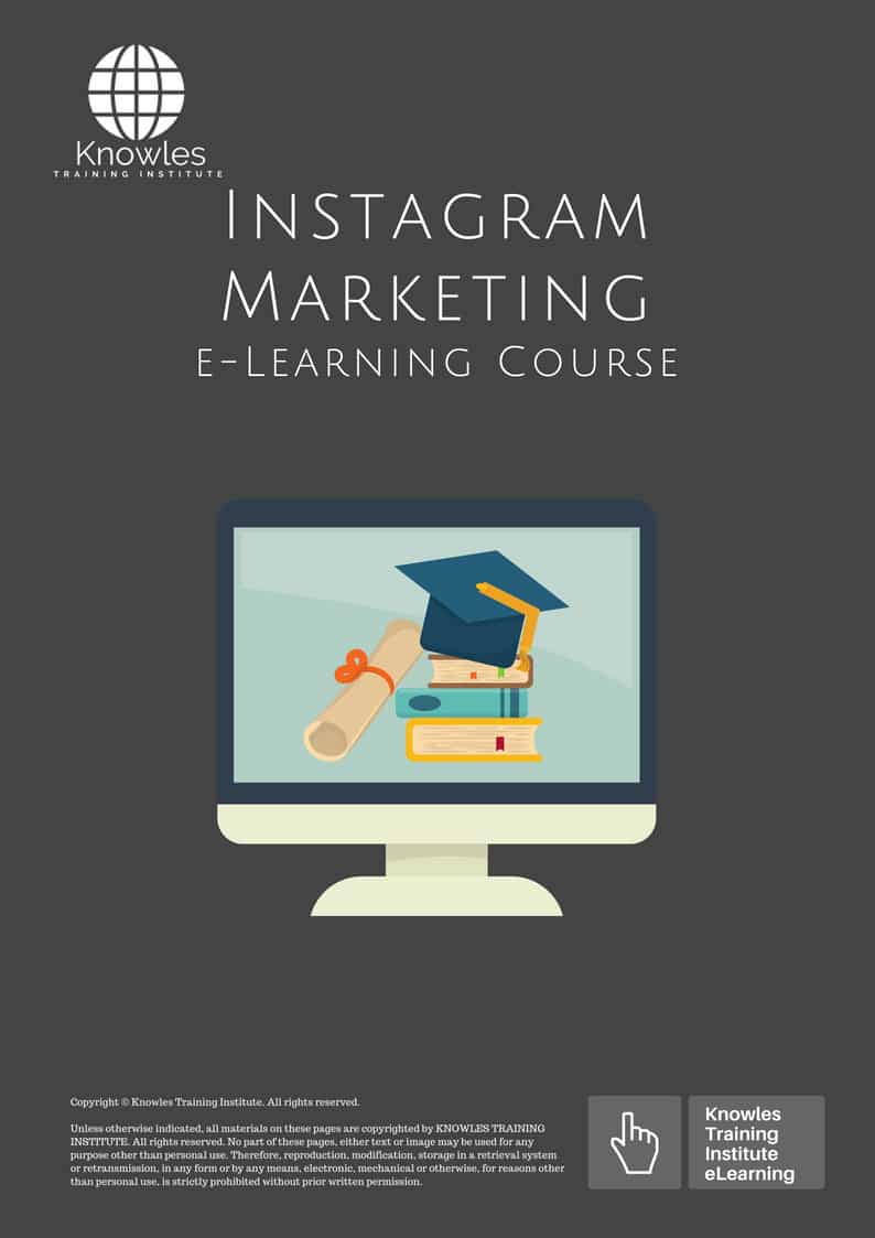 E-Learning Course For Instagram Marketing
