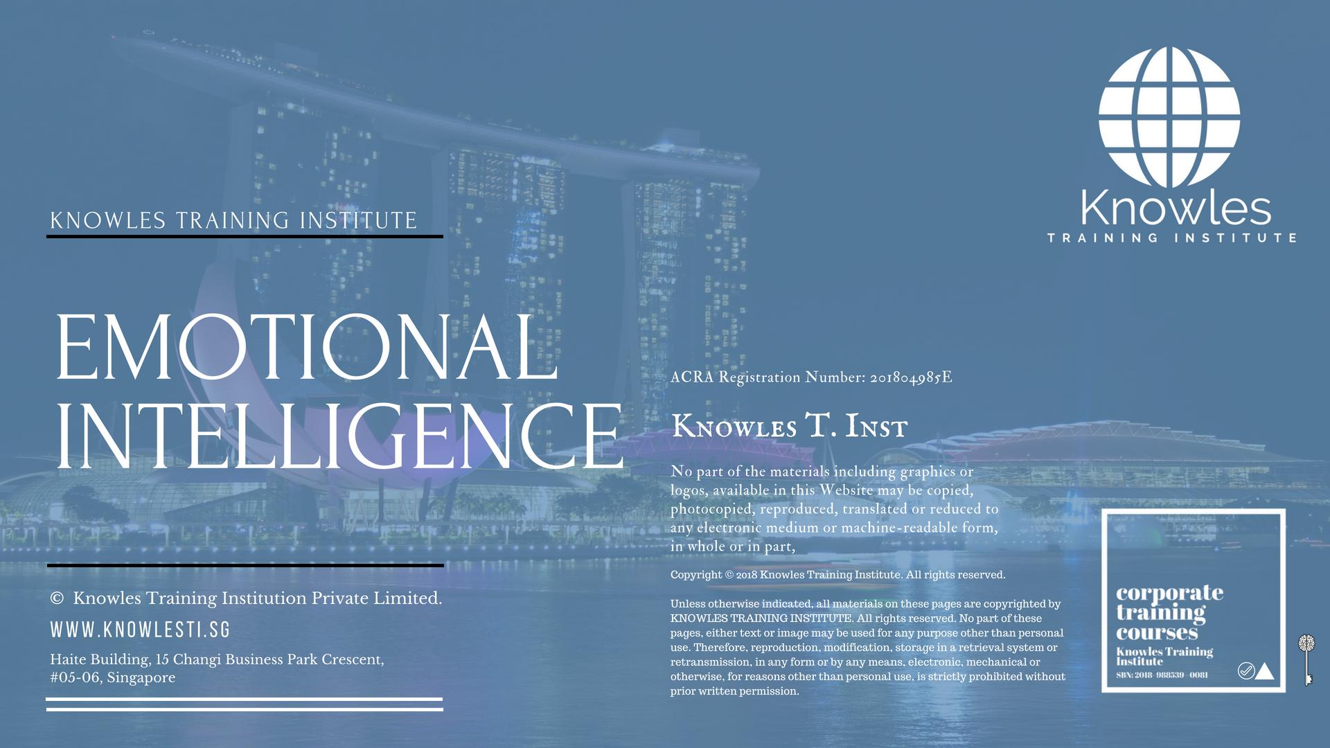 Emotional Intelligence Course Singapore