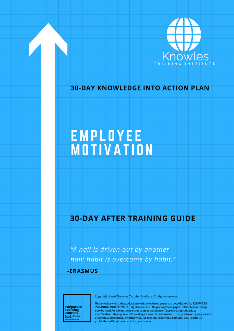 Employee Motivation Training Course