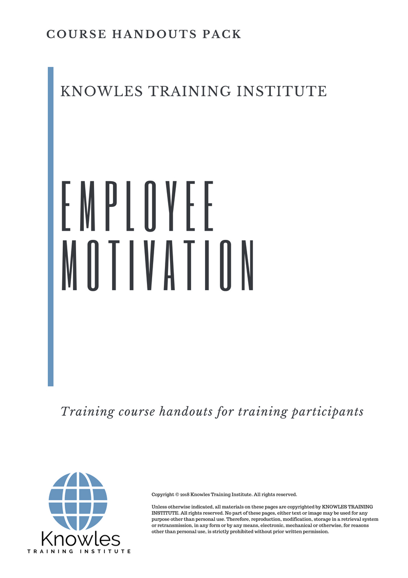 Employee Motivation Training Course