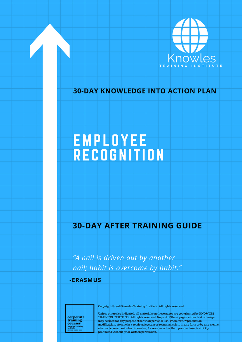 Employee Recognition Training Course