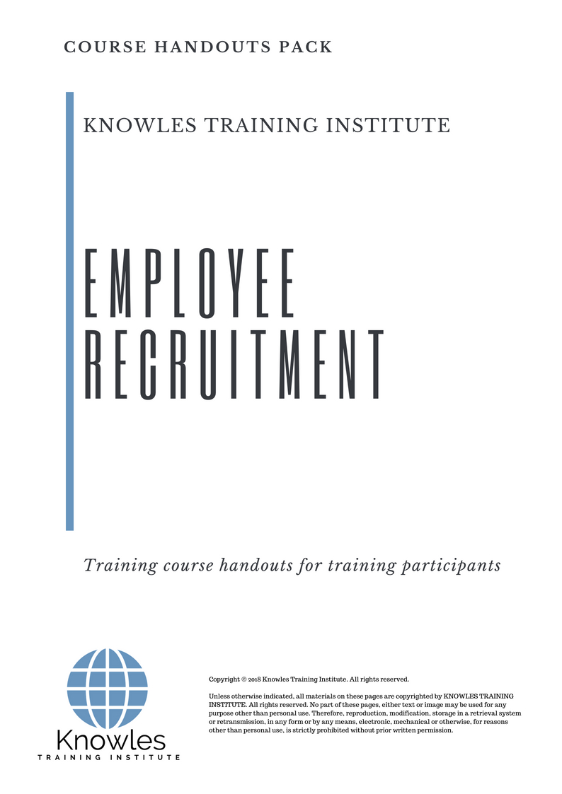 Employee Recruitment Training Course