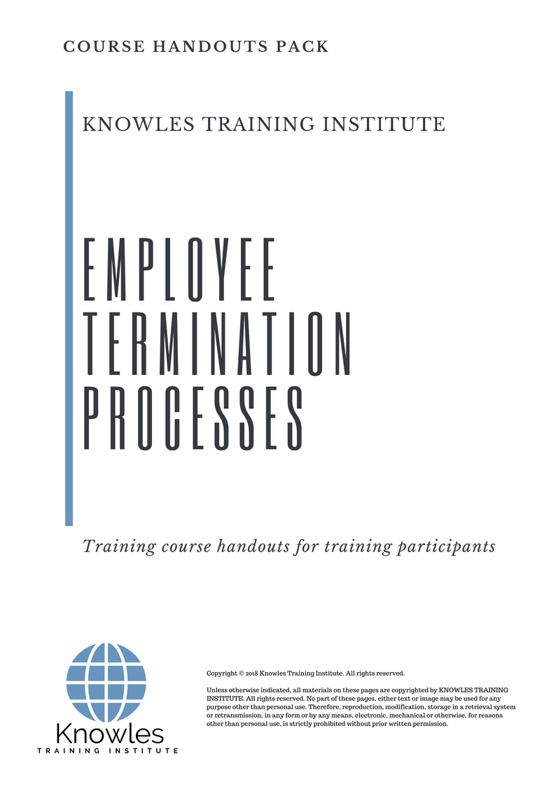 Employee Termination Processes Workshop