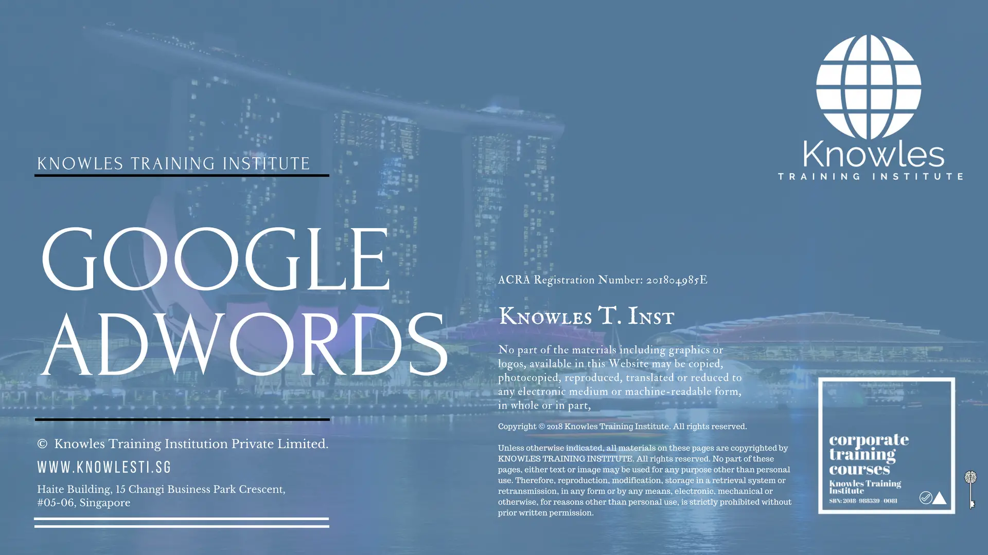 Google Adwords Training Course