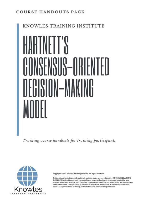 Hartnett'S Consensus-Oriented Decision-Making Model Training Course In ...