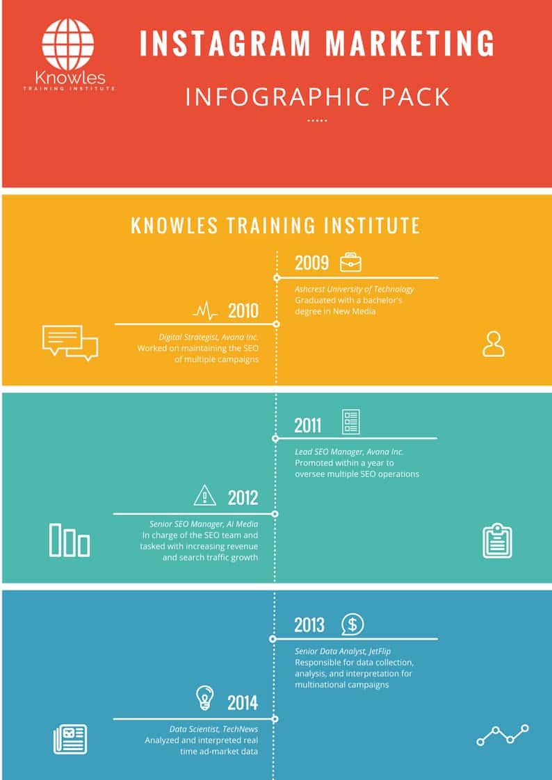 Infographics Pack For Instagram Marketing