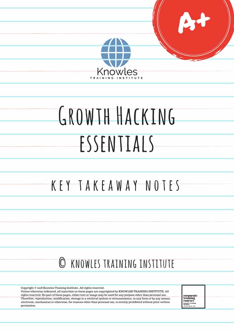 Key Takeaways Notes For Growth Hacking