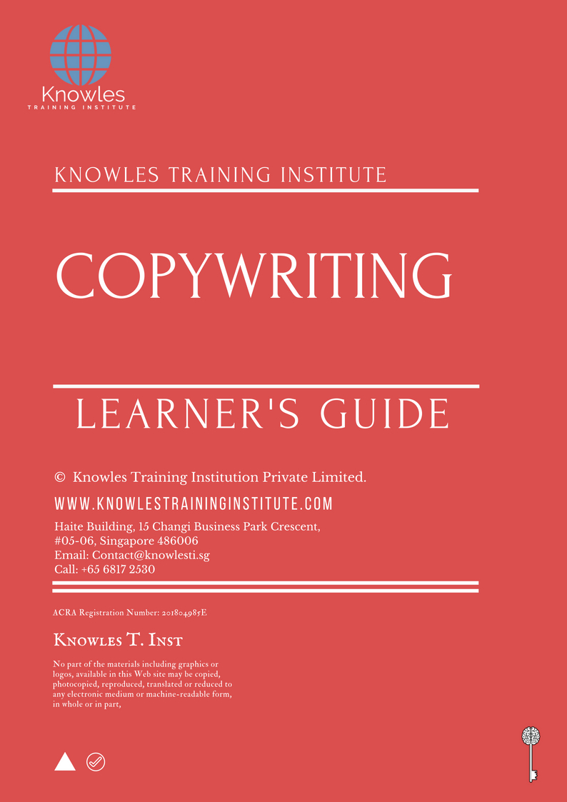 Copywriting Essentials Course Singapore- The Best Copywriting Course