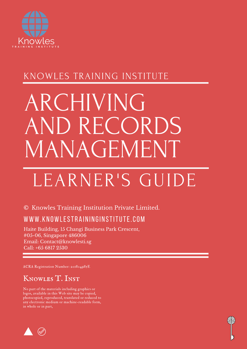 Archiving And Records Management Course