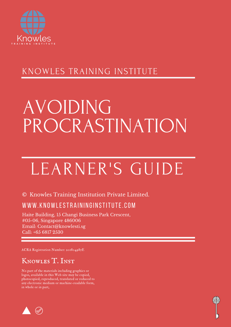 Avoiding Procrastination Training Course