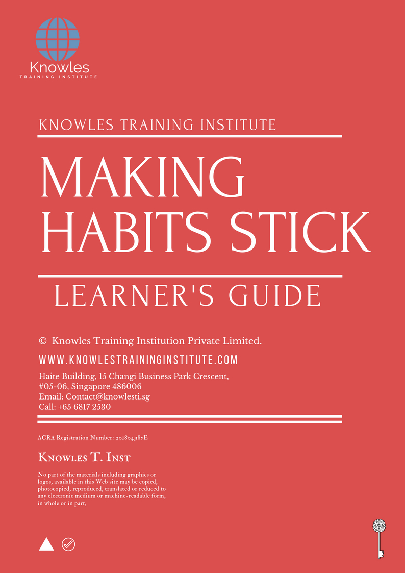 Making Habits Stick Training Course