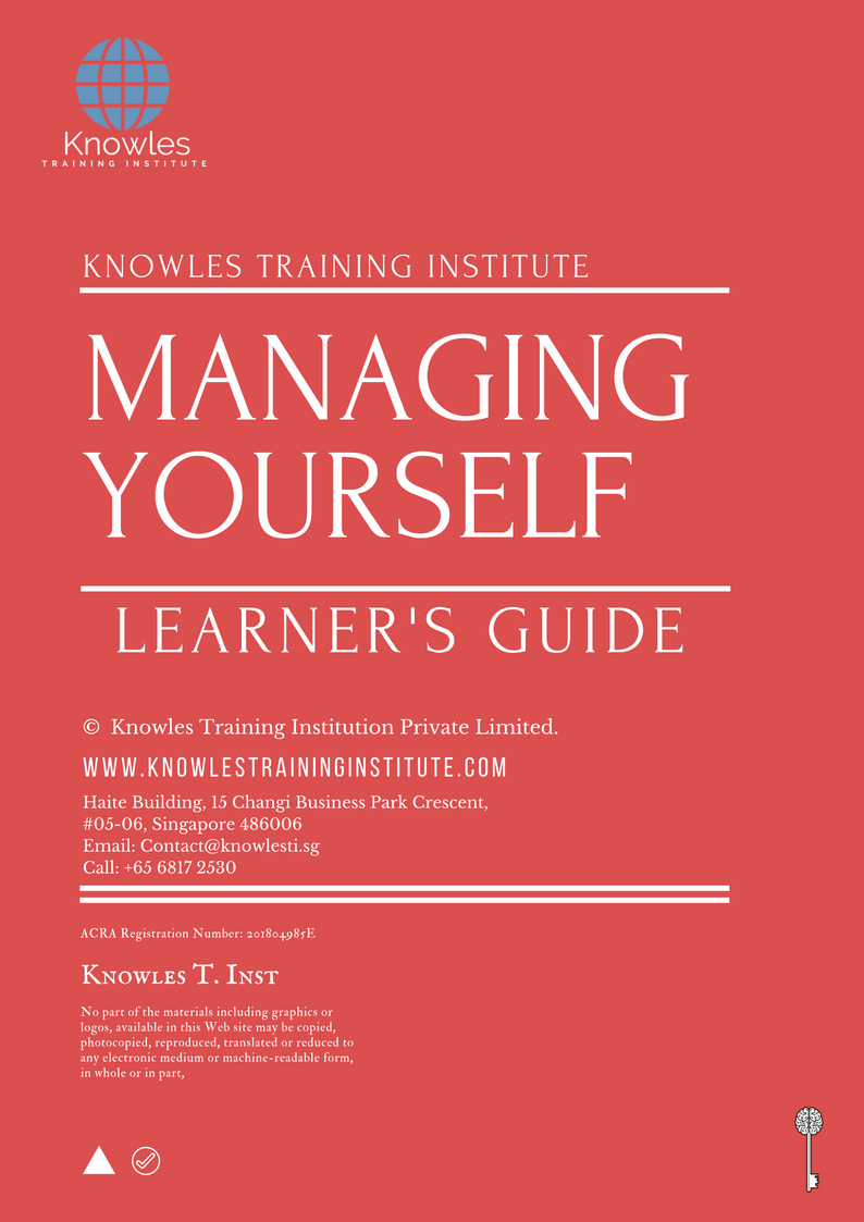 Managing Yourself Training Course