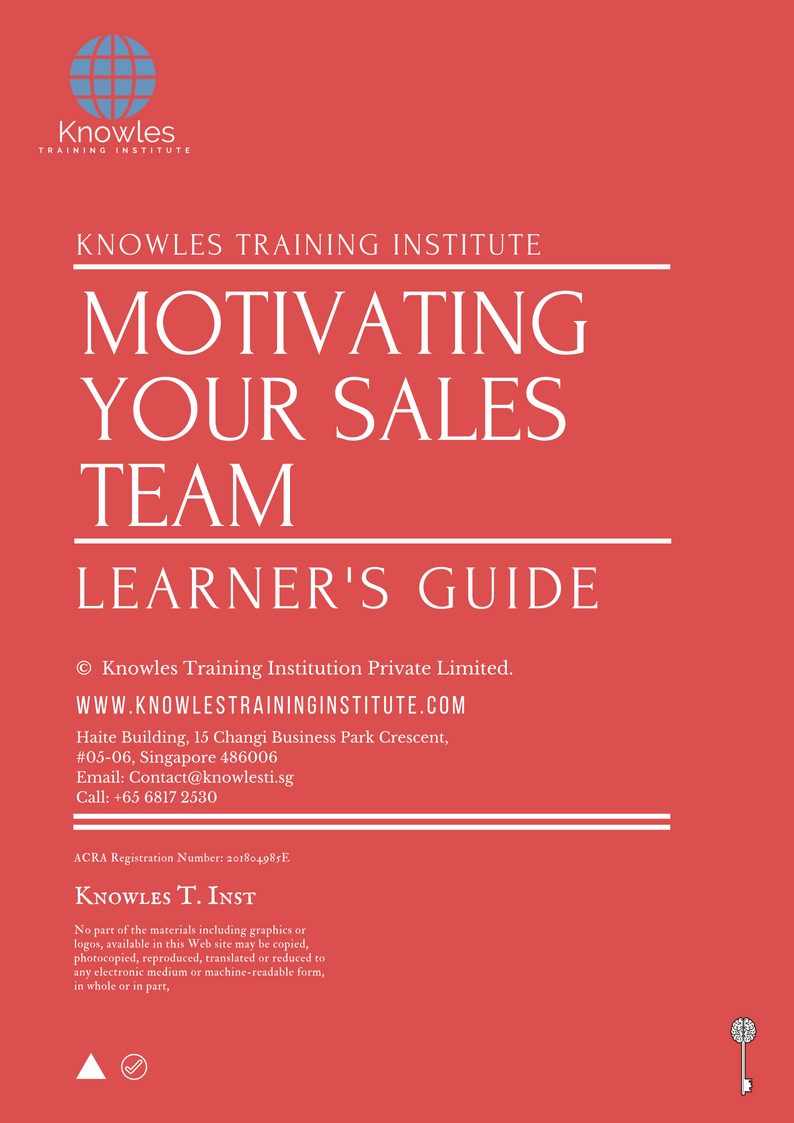 Motivating Your Sales Team Course