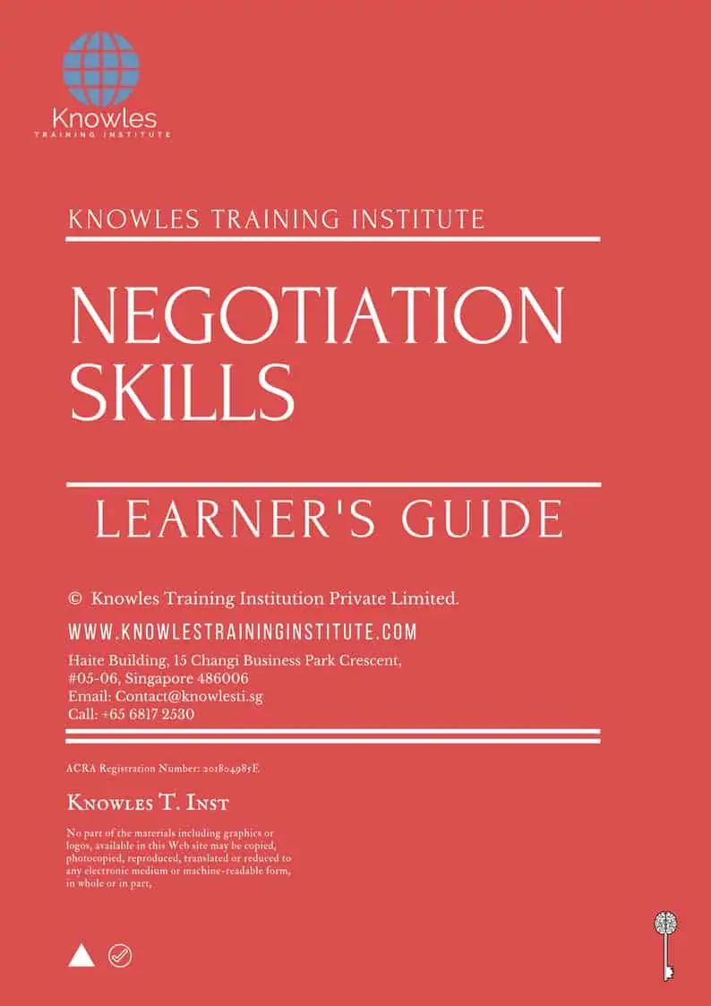 Negotiation Skills Learner's Guide