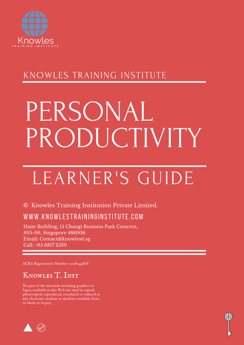 Personal Productivity Training Course