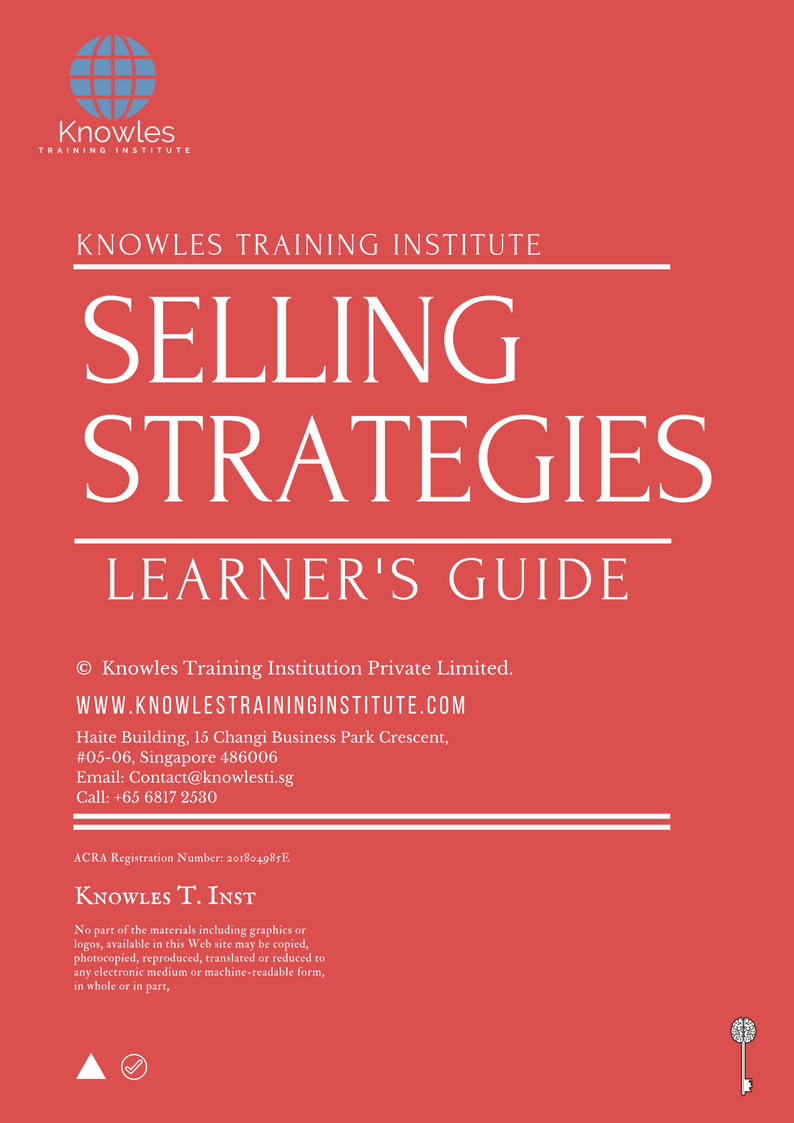 Selling Strategies Training Course