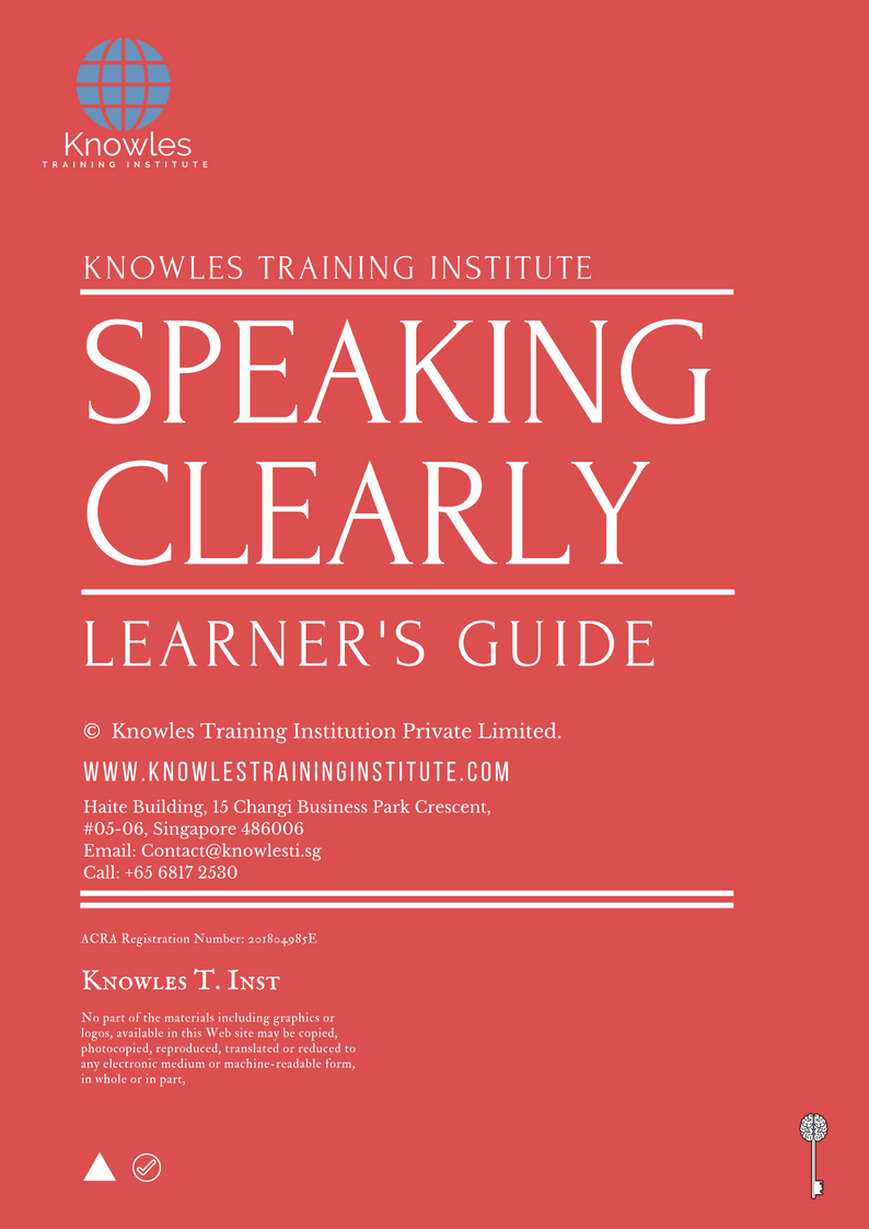 Speaking Clearly Training Course