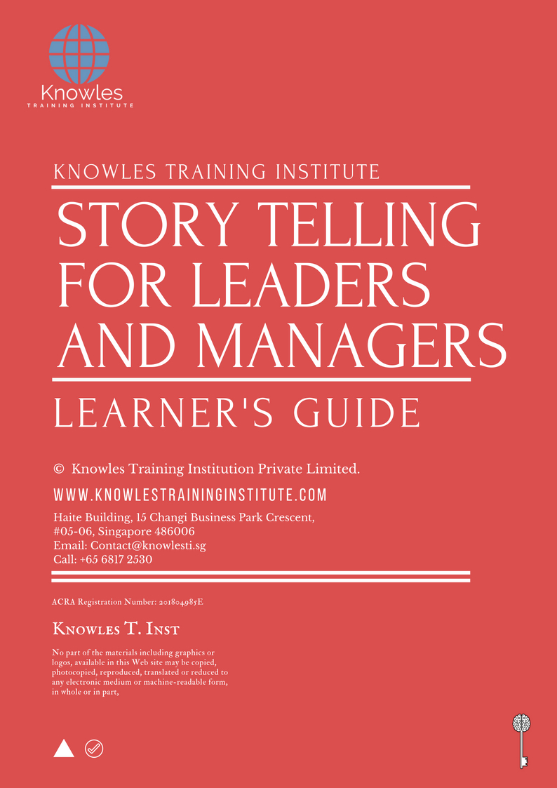 Storytelling For Leaders And Managers Course