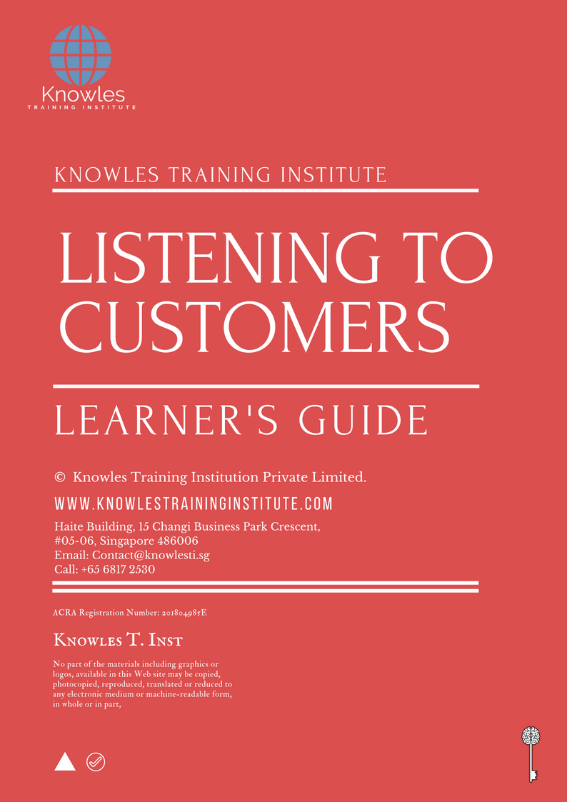 Listening To Customers Training Course