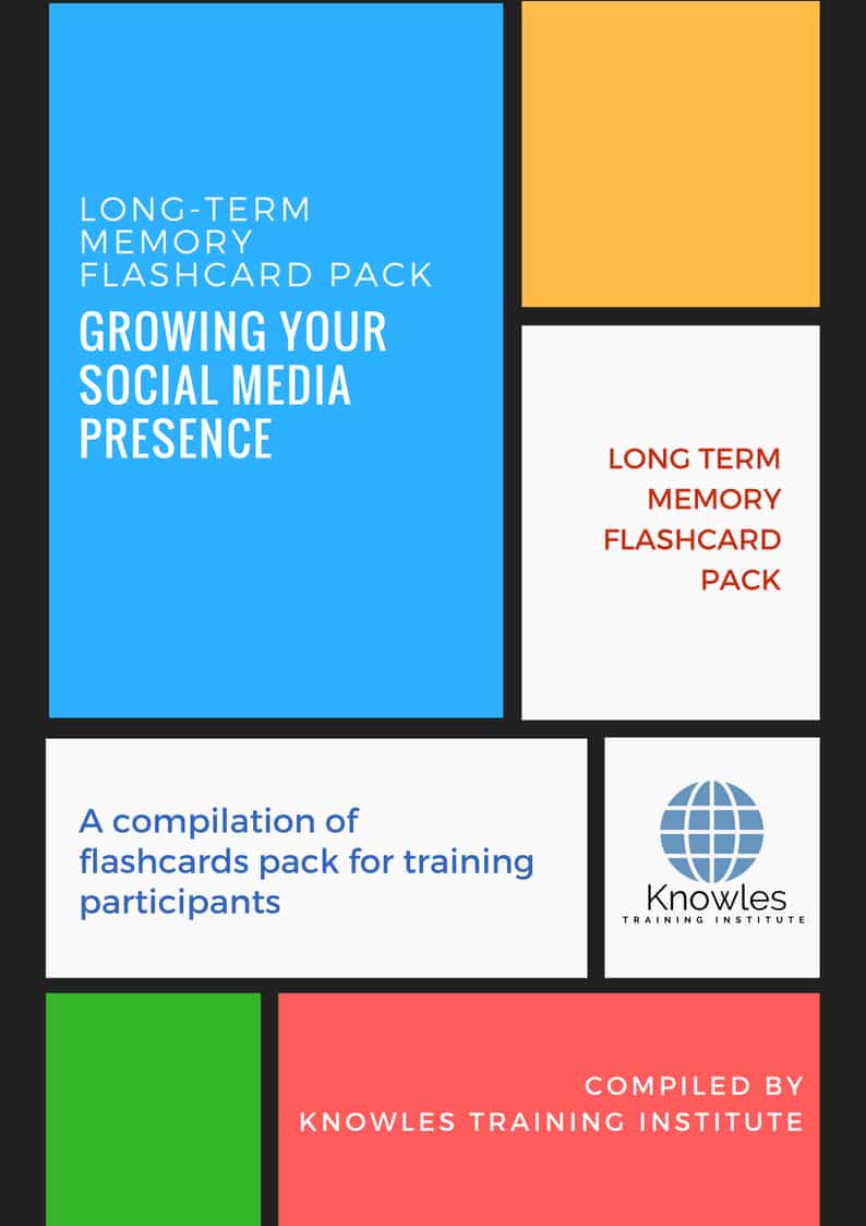 Long-Term Memory Flashcards Pack For Growing Your Social Media Presence