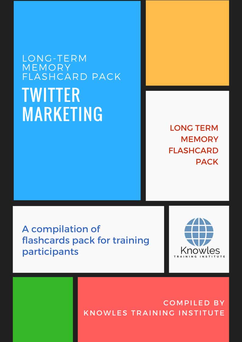 Long-Term Memory Flashcards Pack For Twitter Marketing