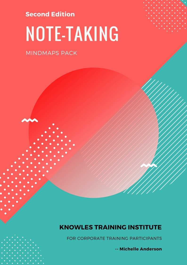 Note-Taking Training Course MindMaps