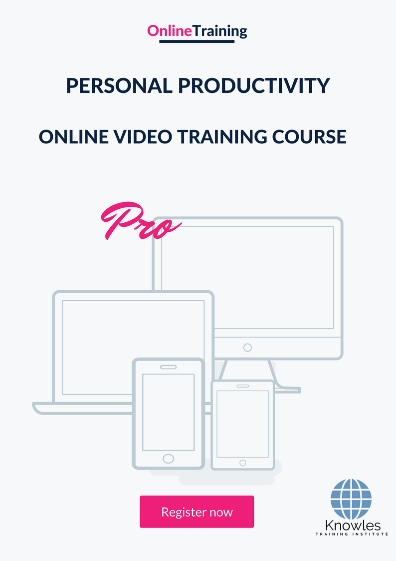 Personal Productivity Training Course