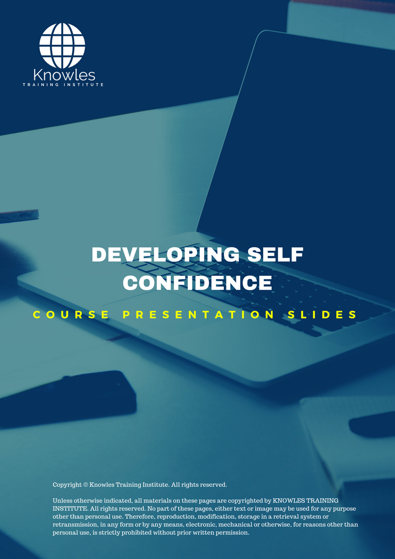 Developing Self Confidence Course