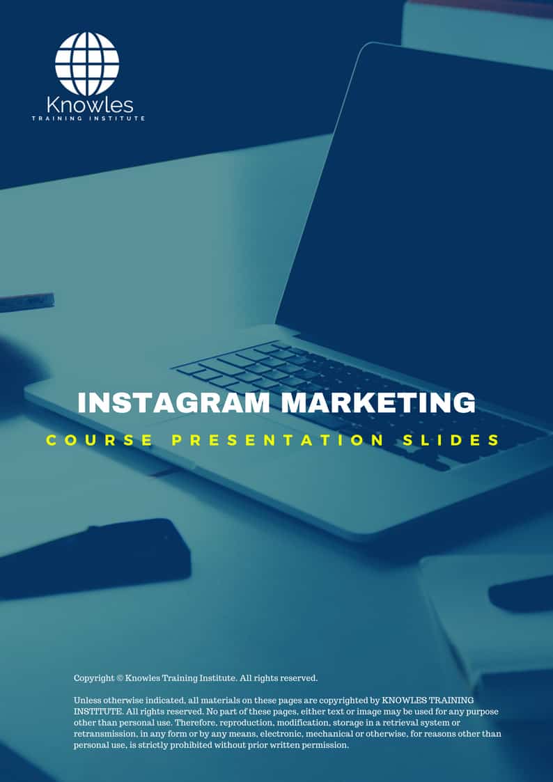 PPT Slides Used During Course For Instagram Marketing